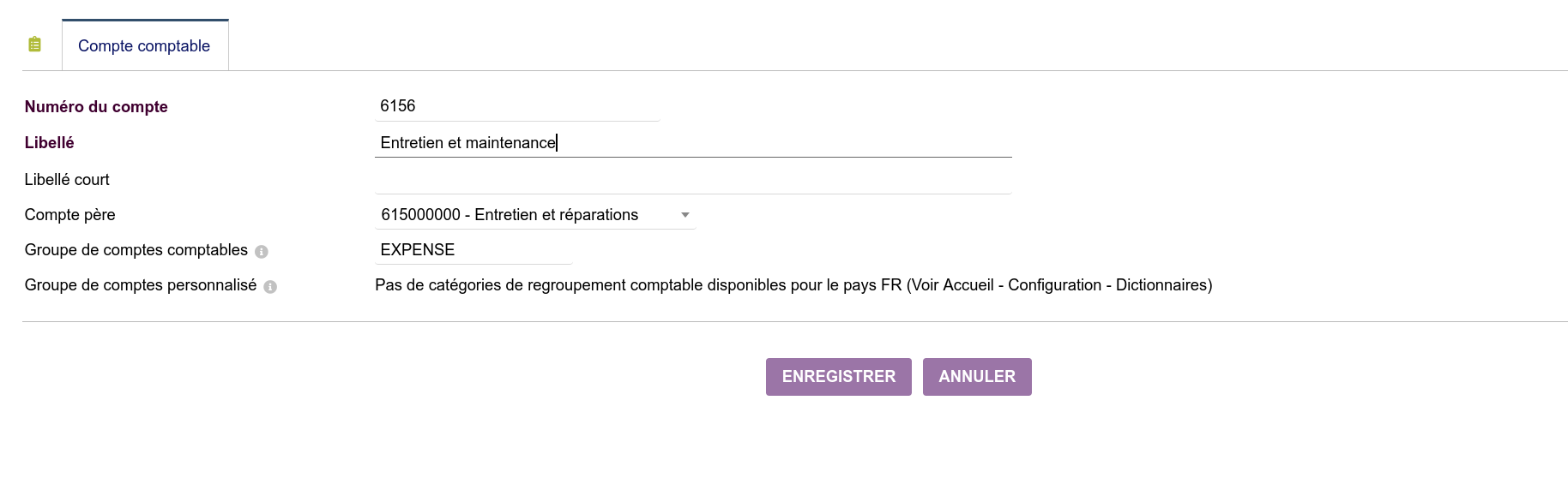 Mise à jour de l'intitulé pour correspondre exactement