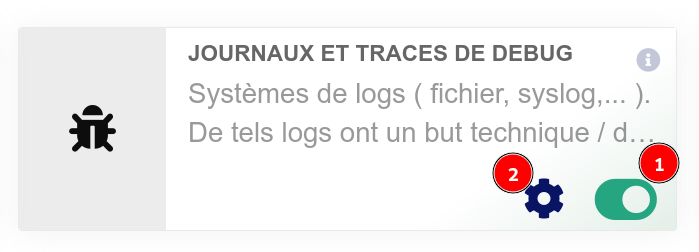 Activation du module de debug