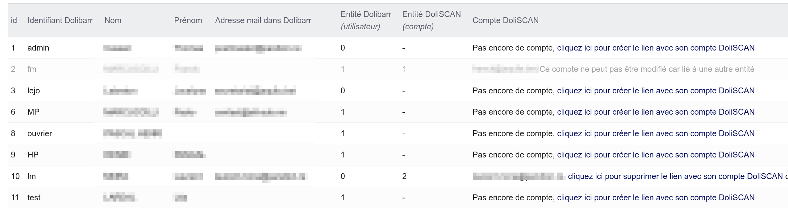 Depuis la version 2.0.82 les entités sont affichées pour assurer une meilleure compatibilité avec le module multi-entity