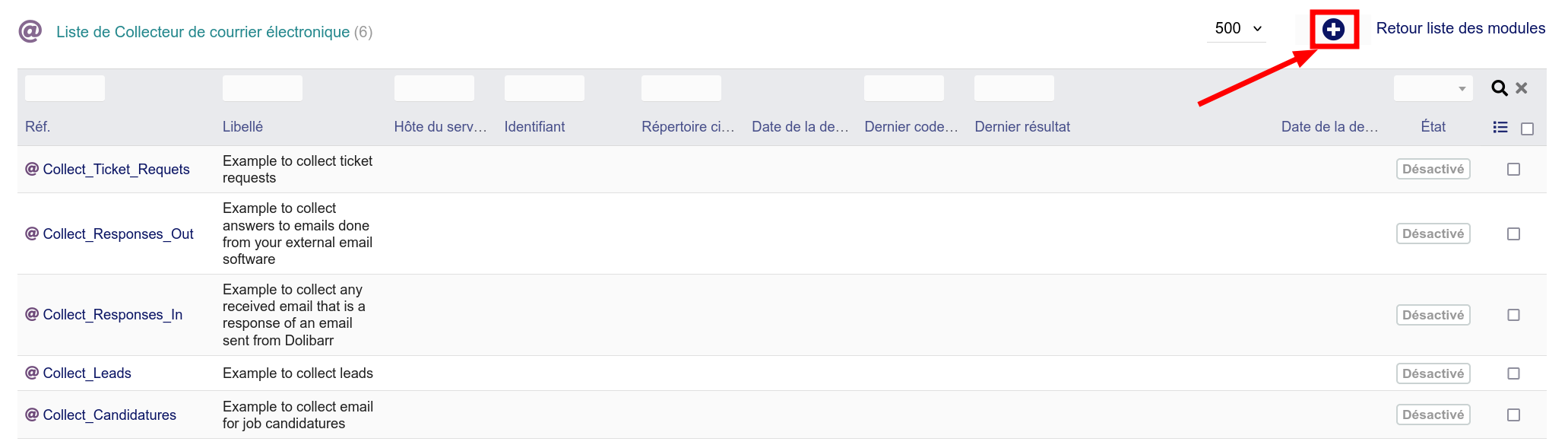 Ajoutez une nouvelle configuration