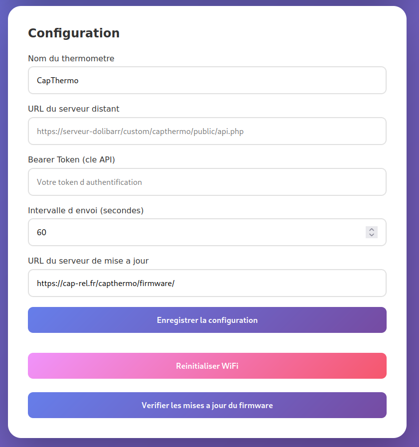 Nouvelle interface de configuration 2025 de l'ESP32 (suite)